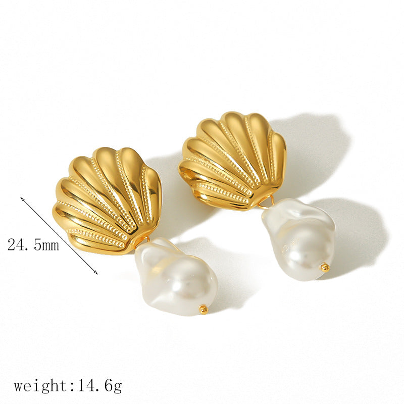 Pendientes de concha