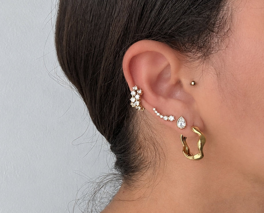 Crystal Ear Cuff