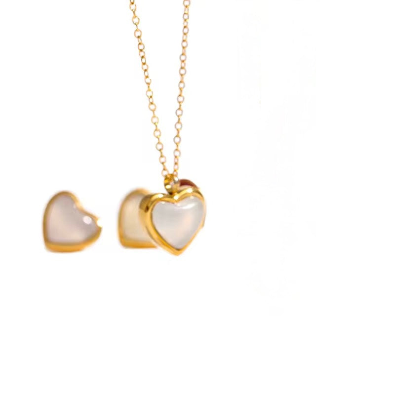 Chunky mini heart Charm