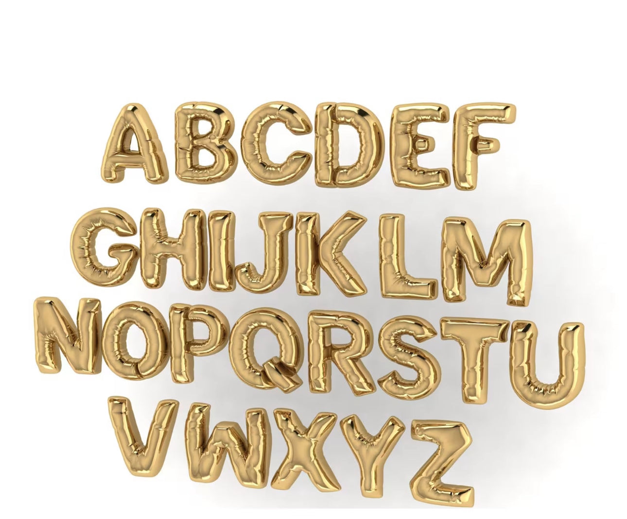 Collar con letra Globo