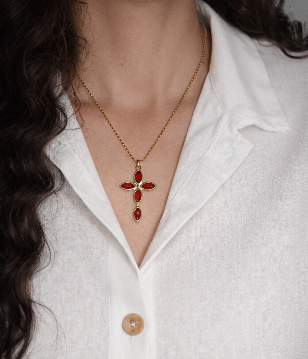 Crimson Faith Necklace