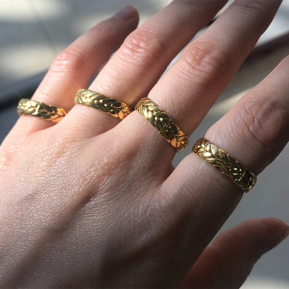 Anillo Trenza