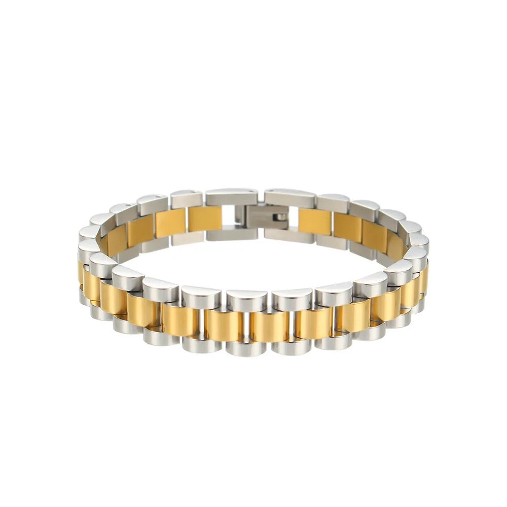 Pulsera de metal mixto