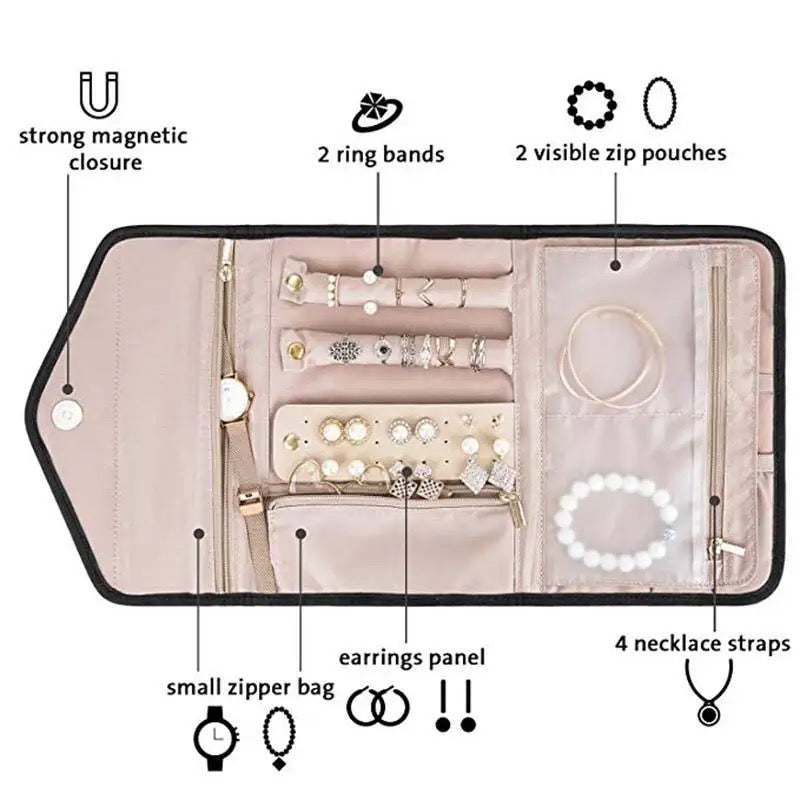 Organizador de viaje para joyas