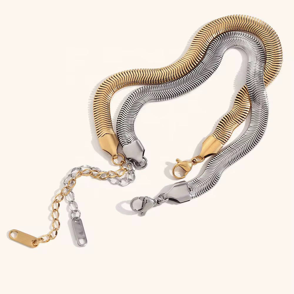 Thick Snake Bracelet