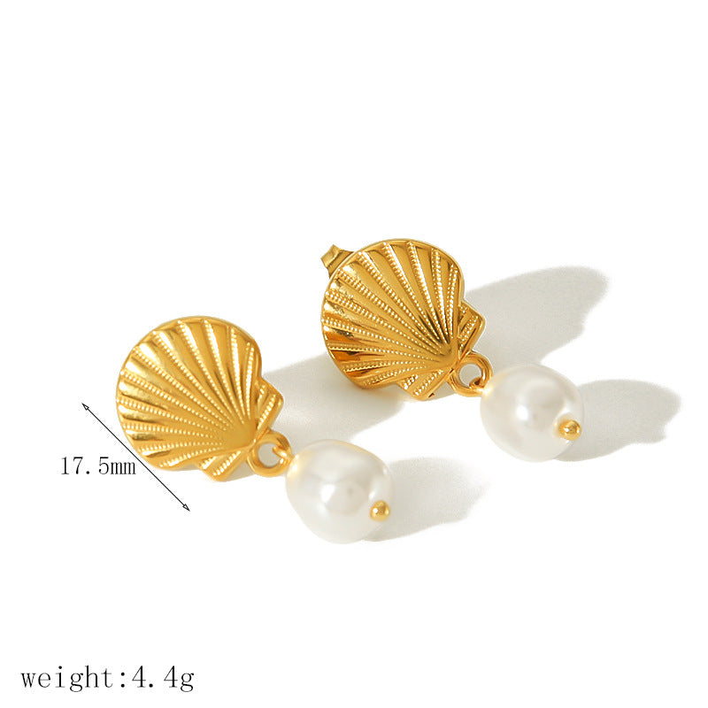 Pendientes de concha