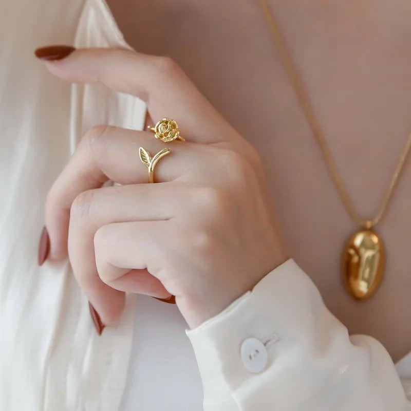 Anillo de rosa