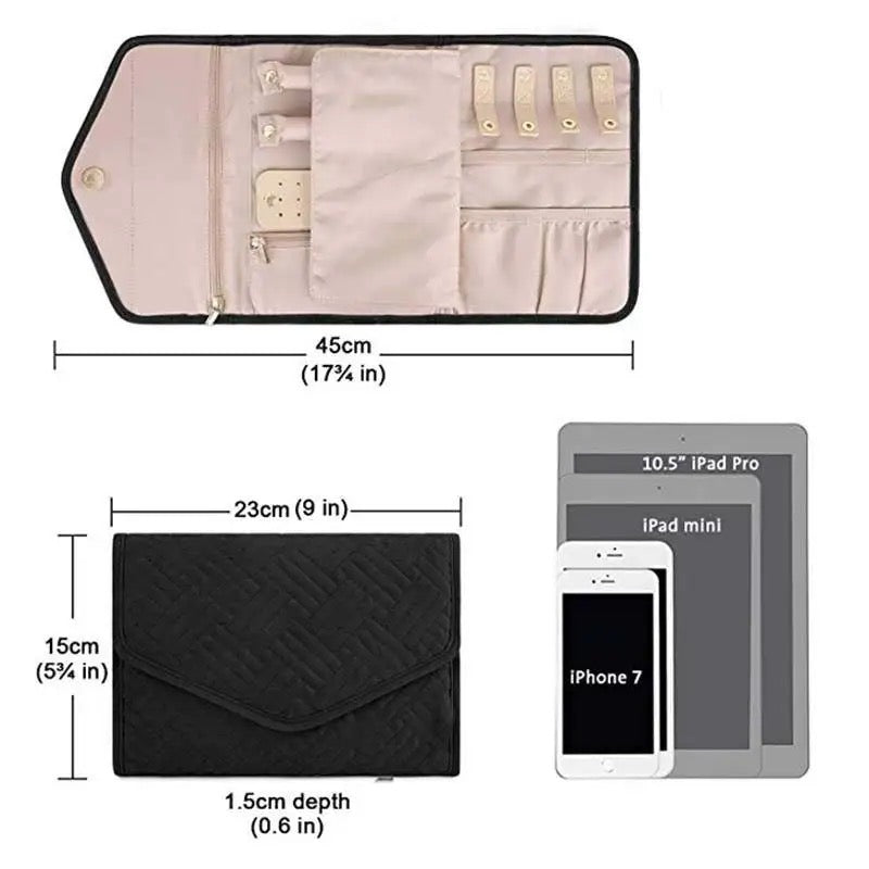 Organizador de viaje para joyas