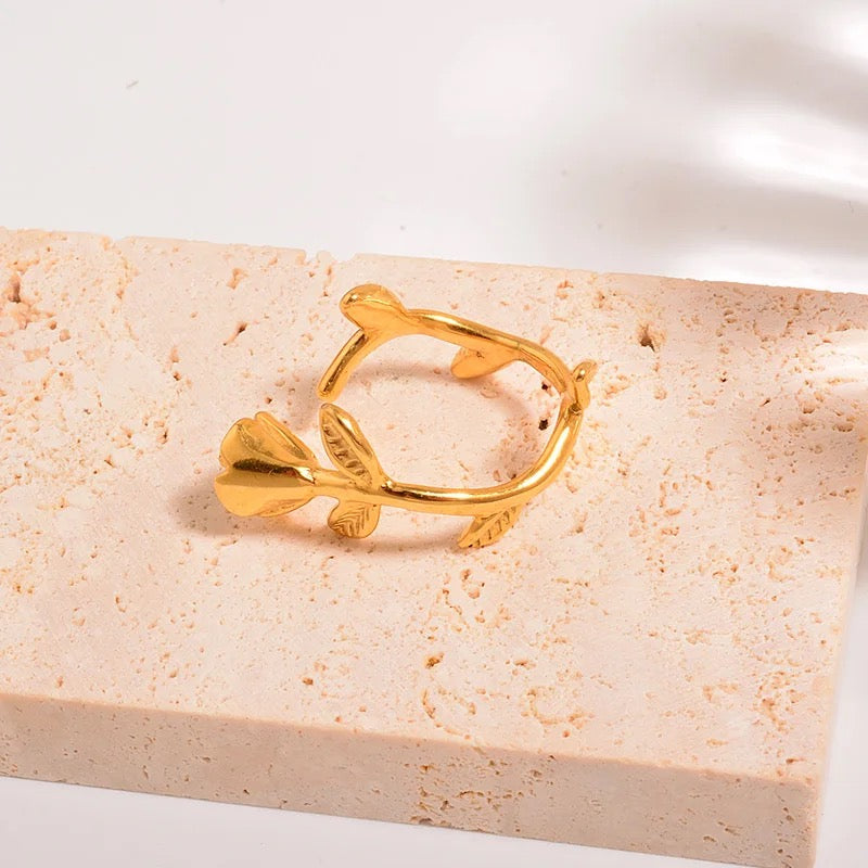 Anillo de rosa