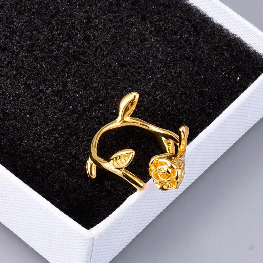 Anillo de rosa