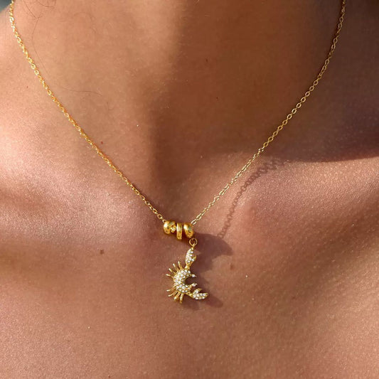 Golden Crab Necklace
