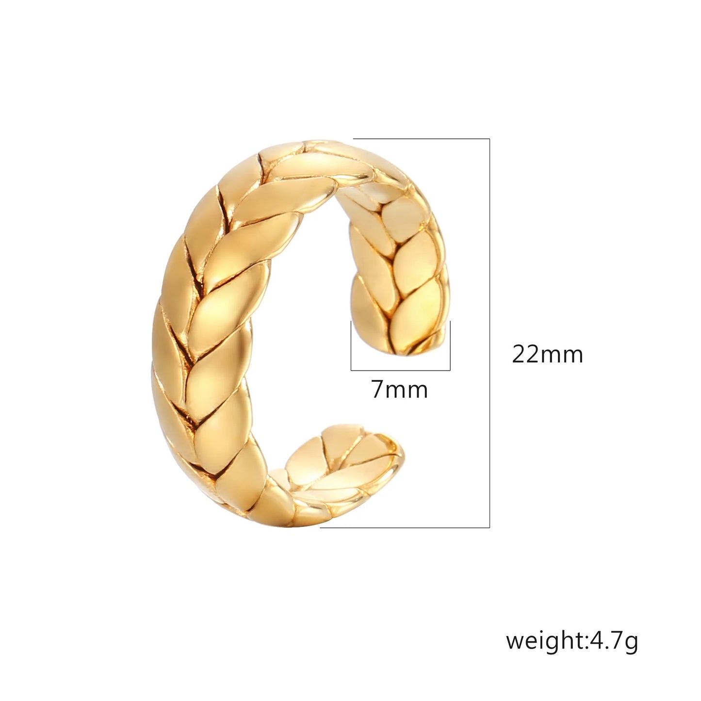Anillo Trenza