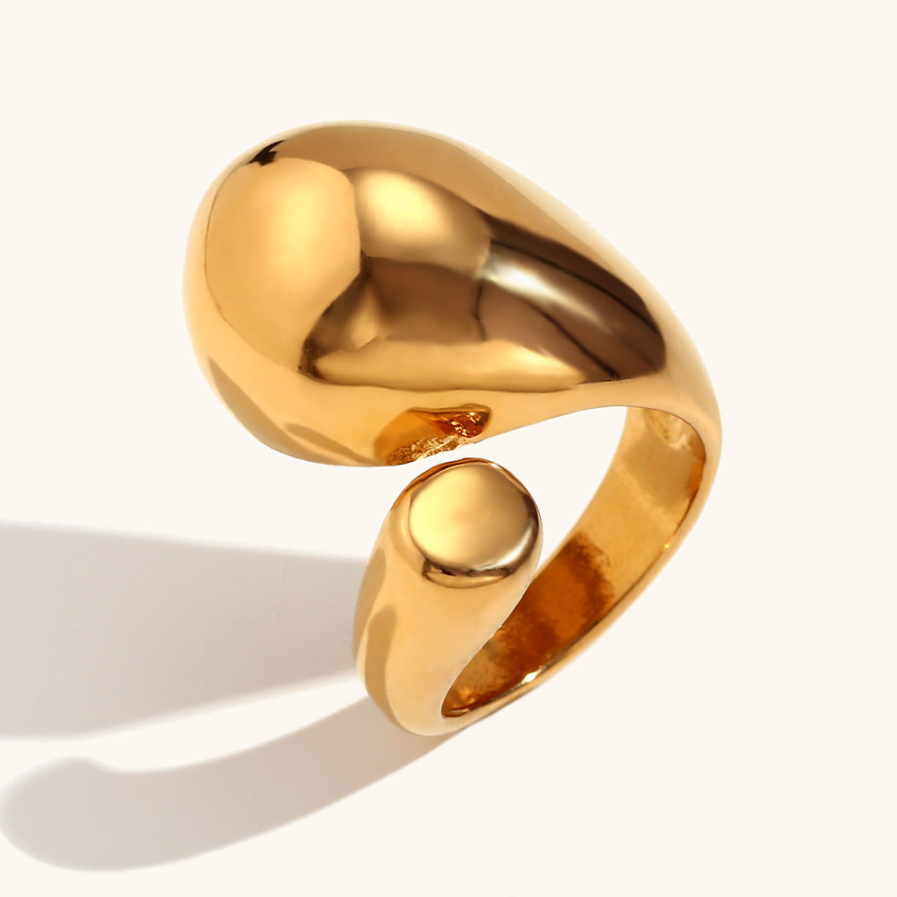 Anillo de gota atrevida
