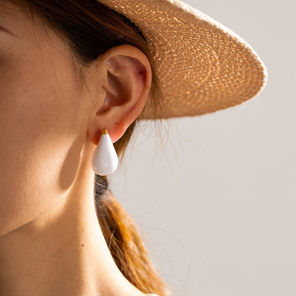 Pendientes colgantes de colores
