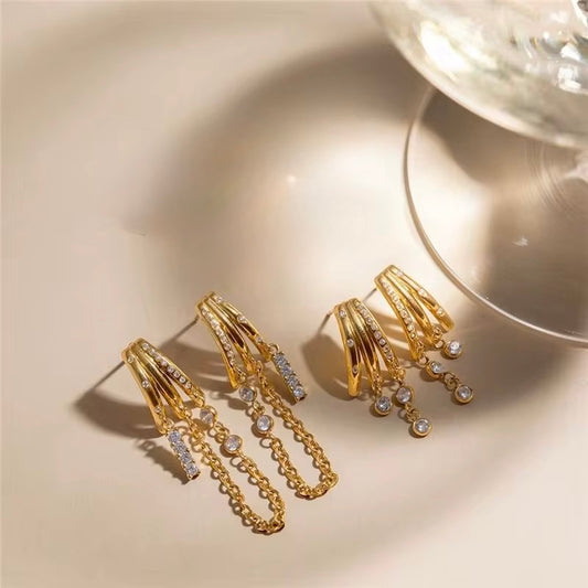 Lumi Chain Earrings