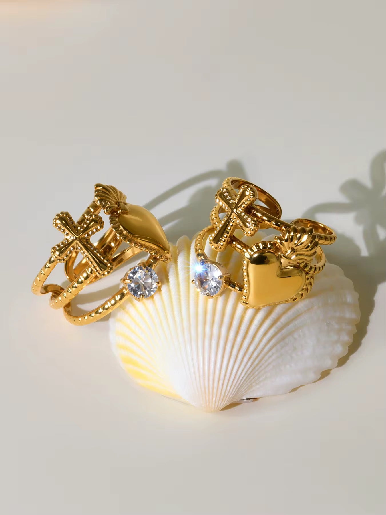 Faith & Love Statement Ring