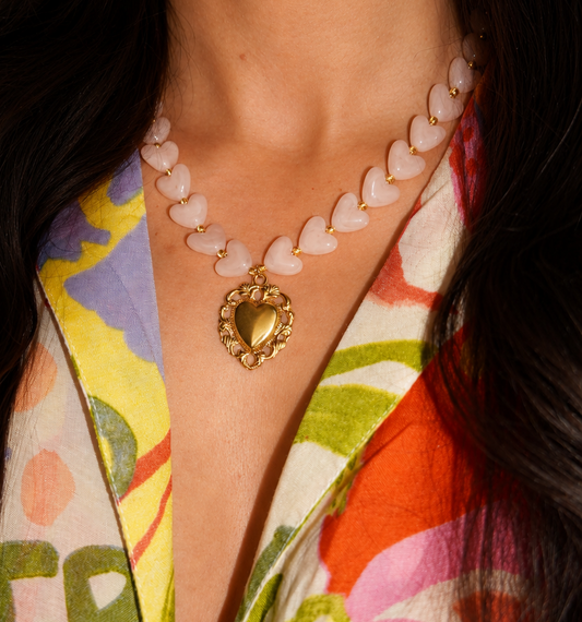 Rose Heart Neclace