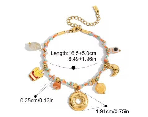 Sweet & Savory Charm Bracelet