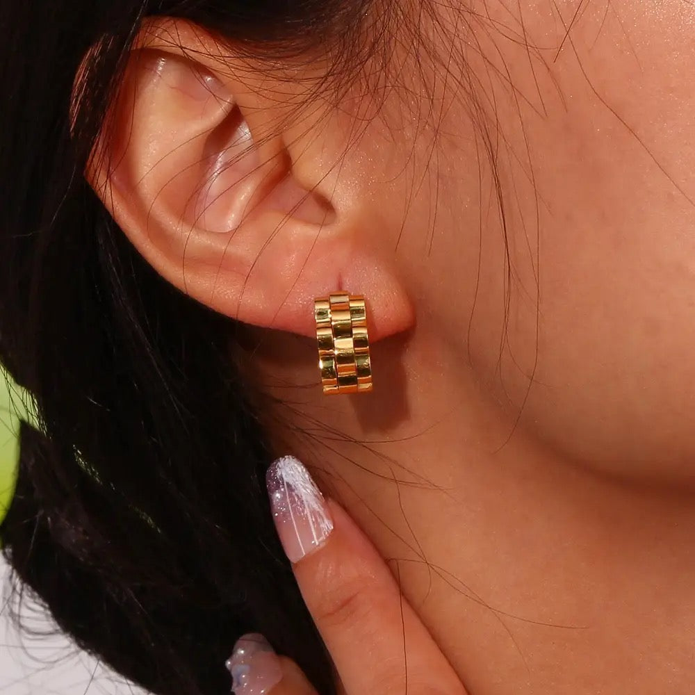 Pendientes de correa de reloj