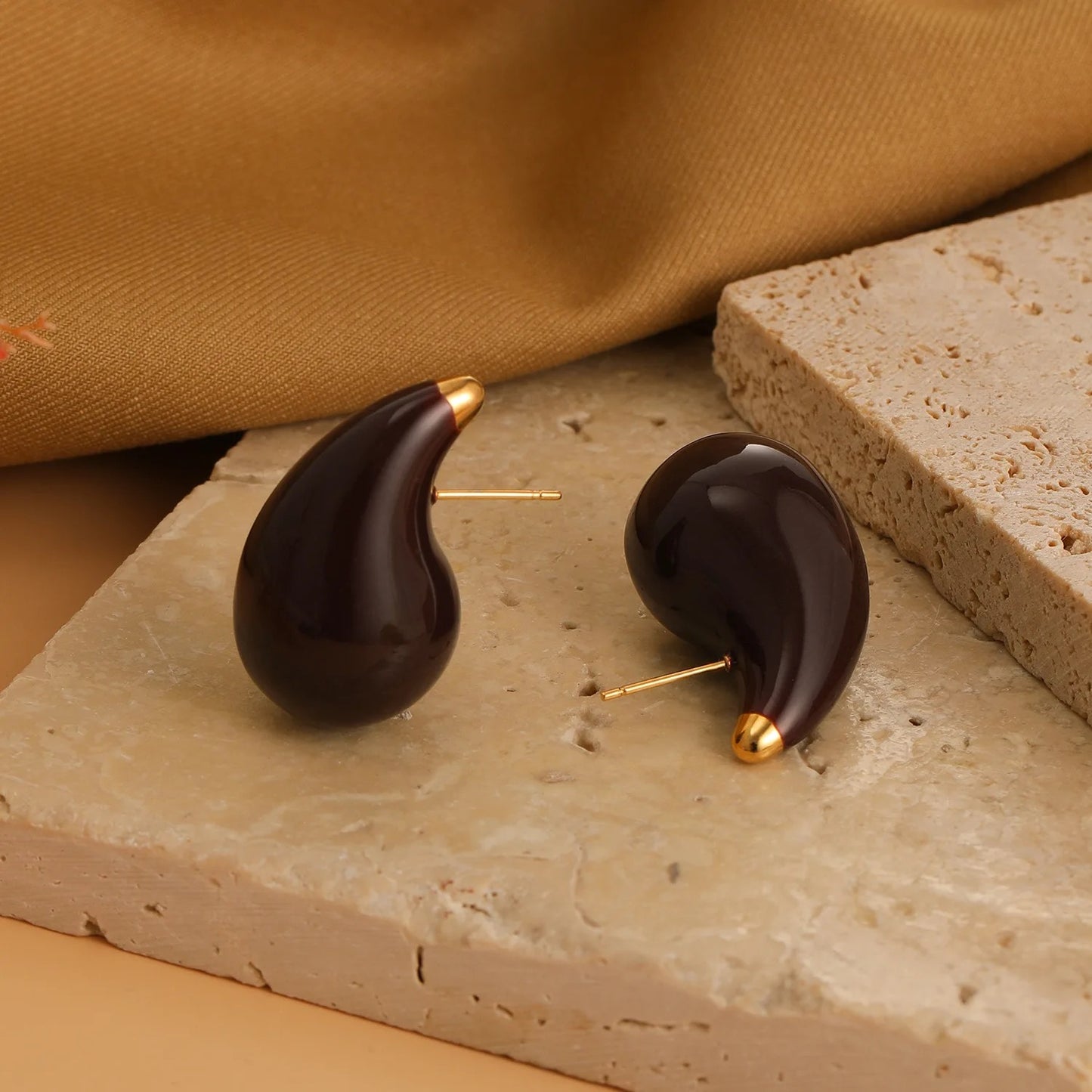 Pendientes colgantes de colores