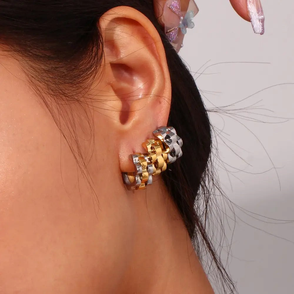 Pendientes de correa de reloj
