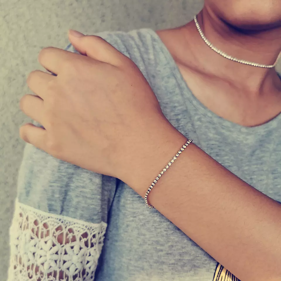 Pulsera brillante