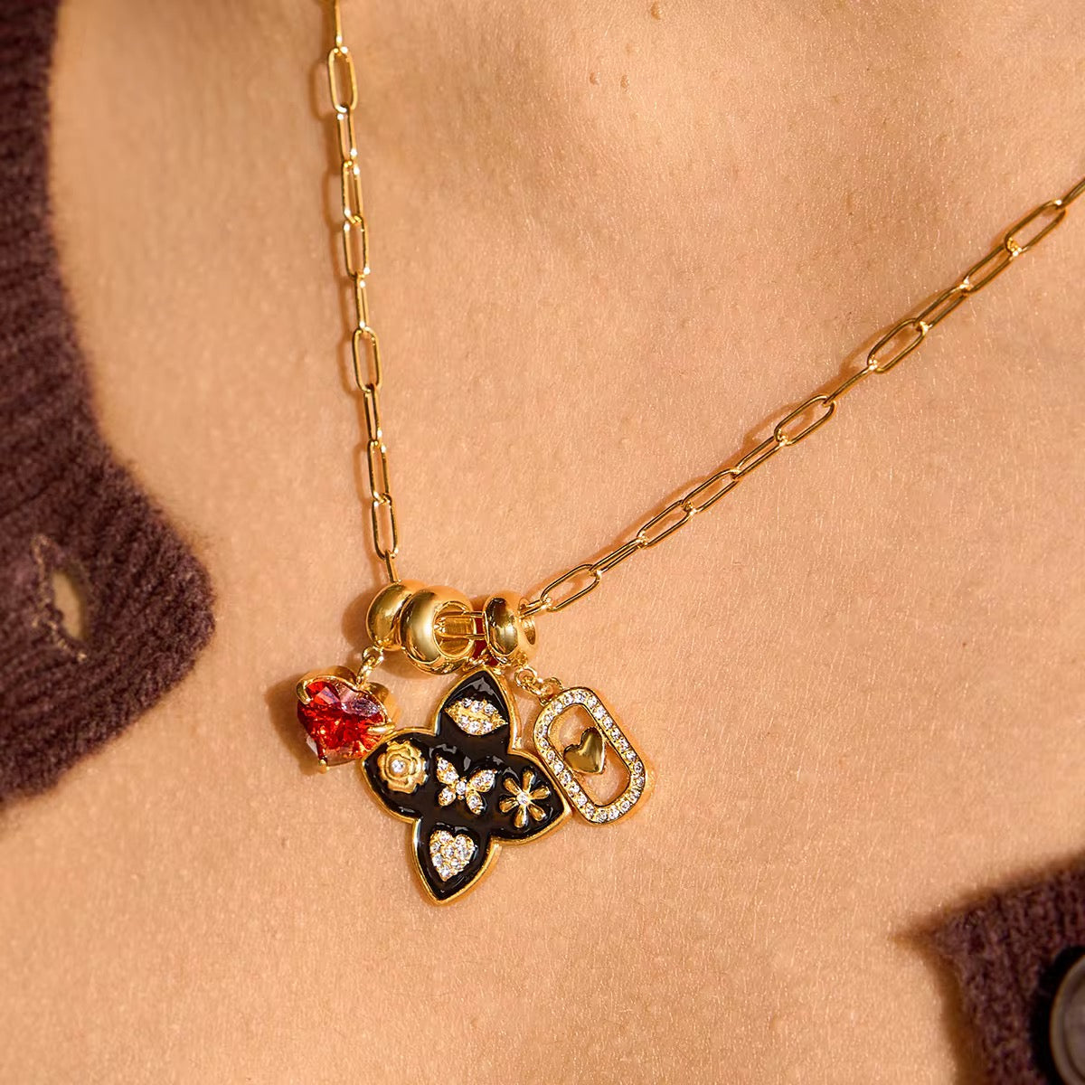 Charm Statement Necklace