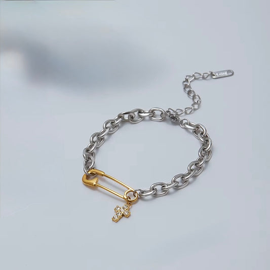 Cross Charm Bracelet