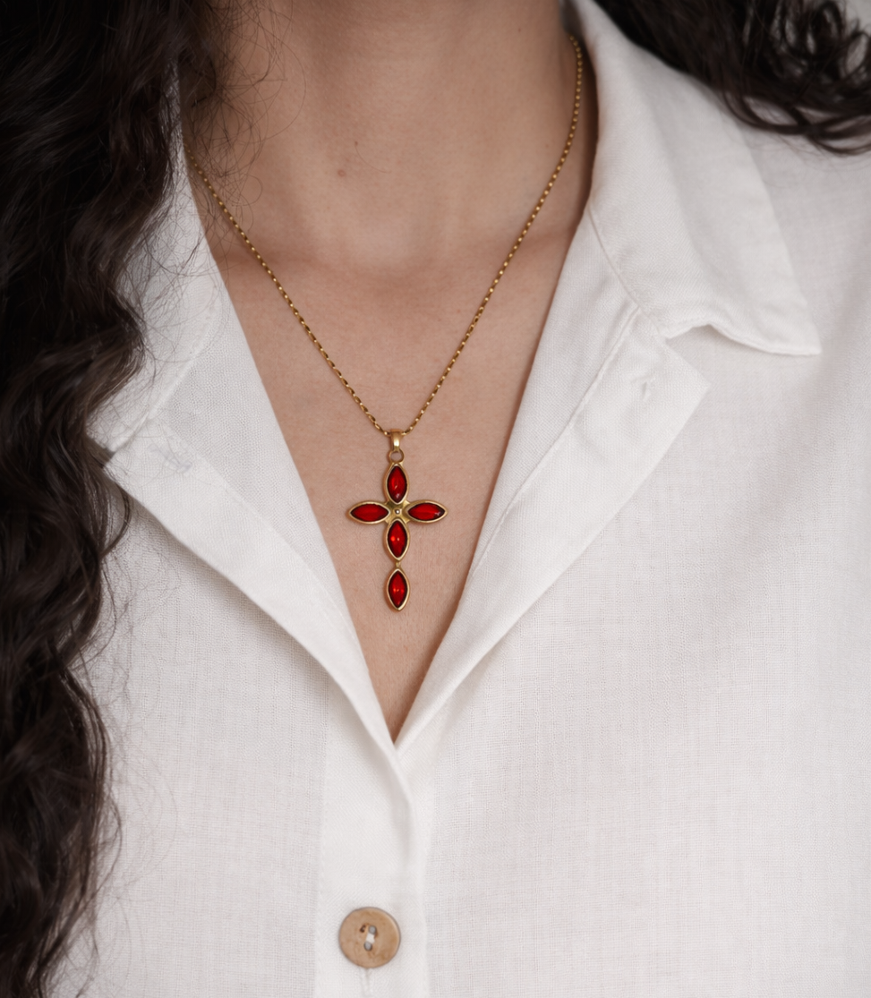 Crimson Faith Necklace