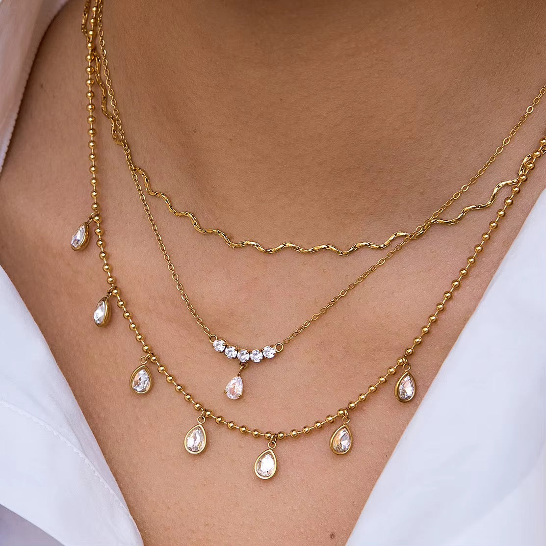 Amara Teardrop Necklace