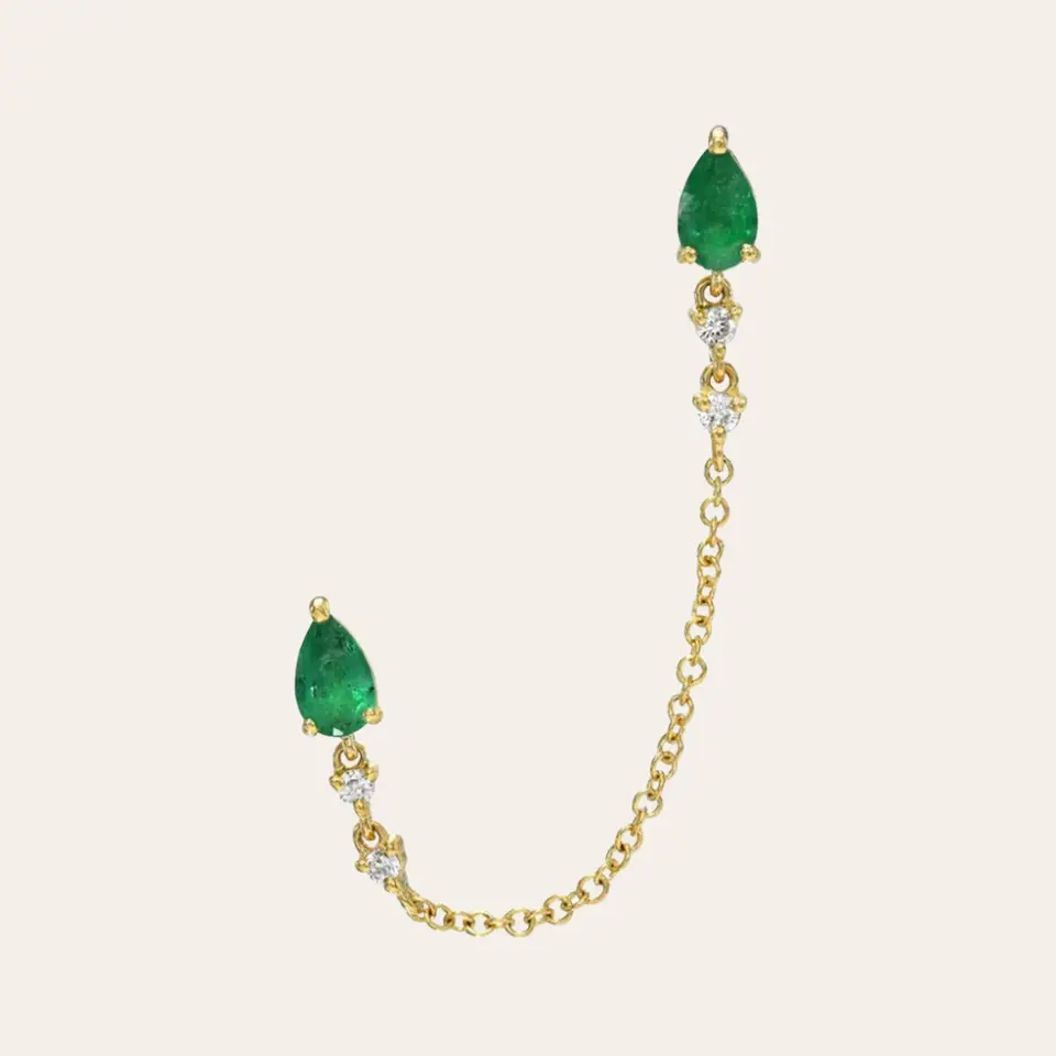 Green Earrings