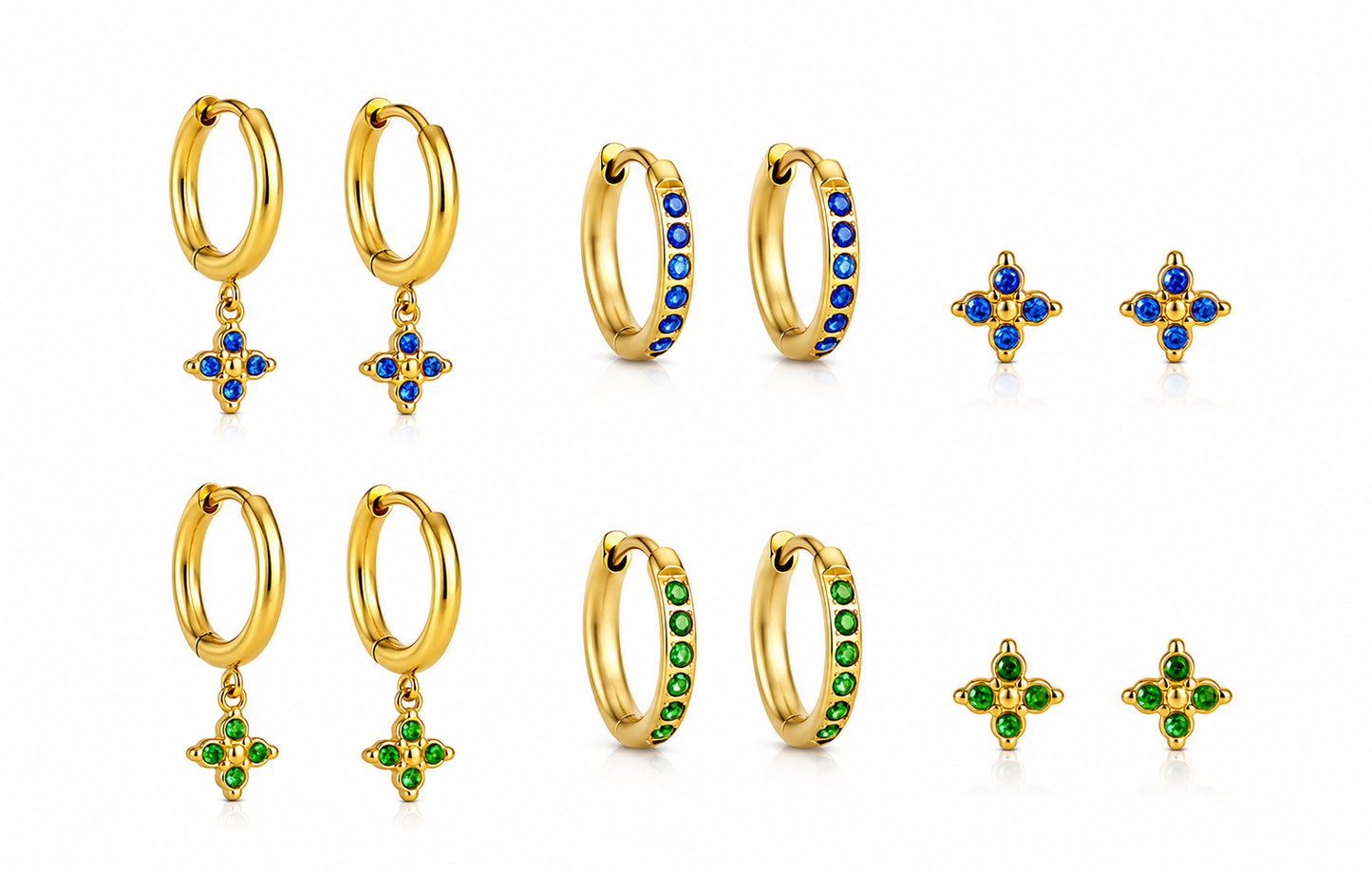 Clover Earring Set