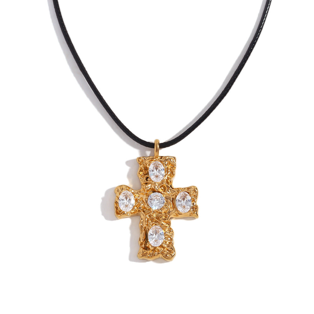 Chunky Cross Necklace