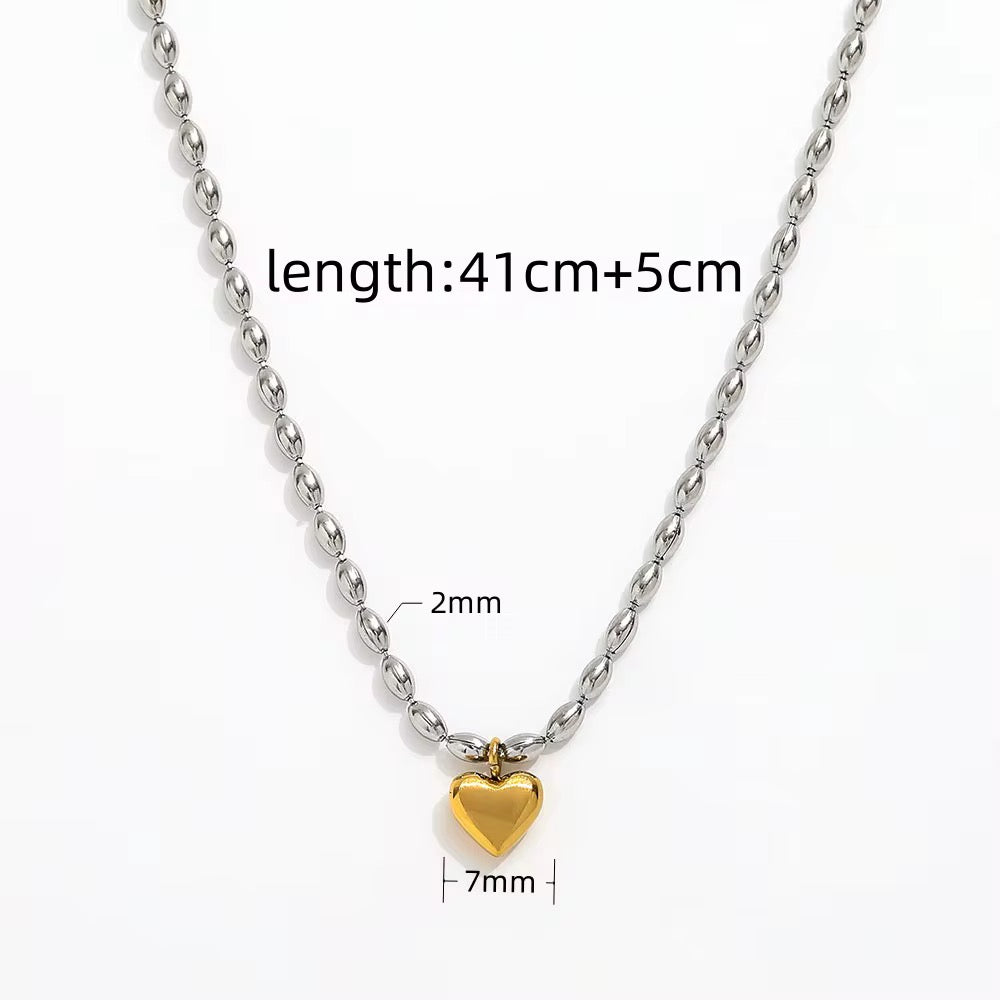 Mix Heart Necklace
