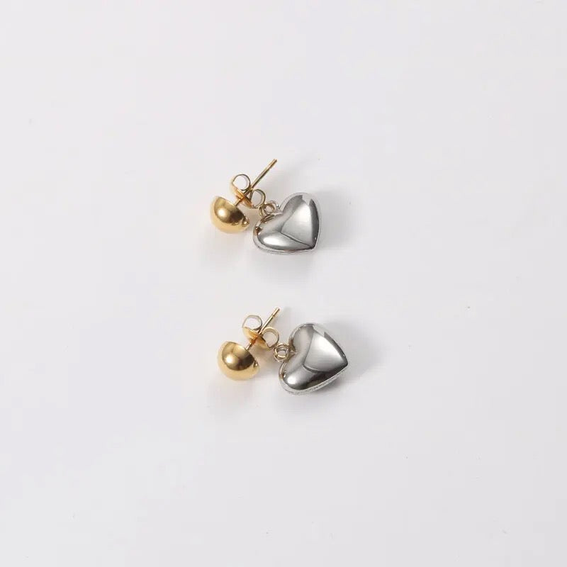 Mix Heart Stud