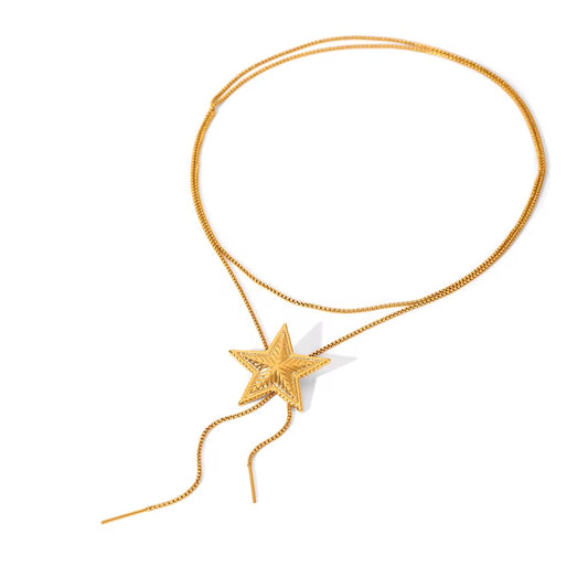 Star Lariat Necklace