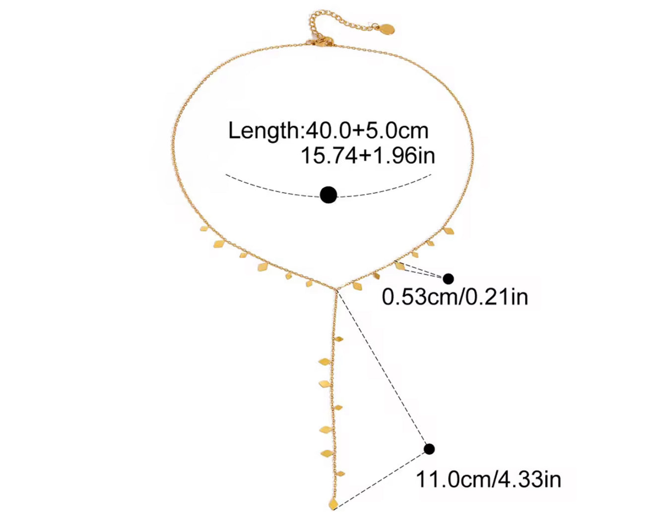 Tina Lariat Necklace