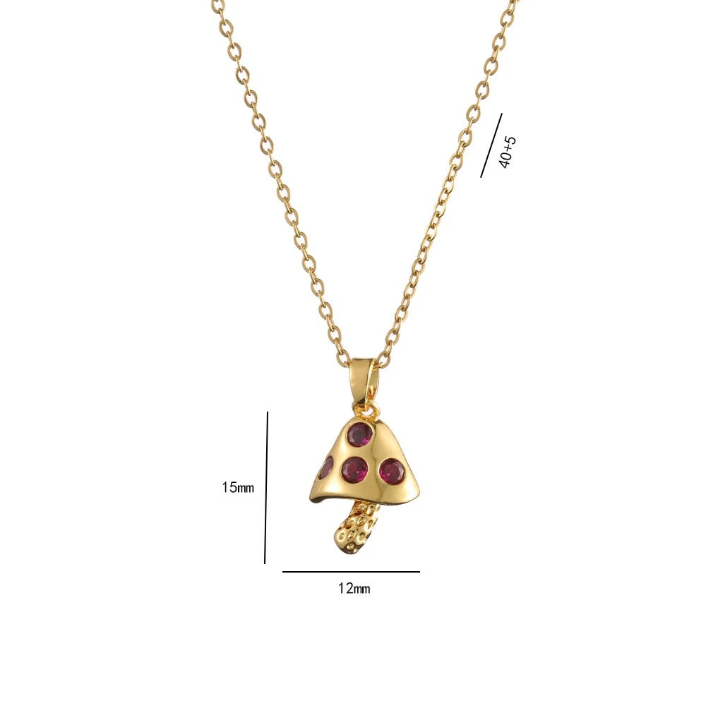 Mushroom Necklace