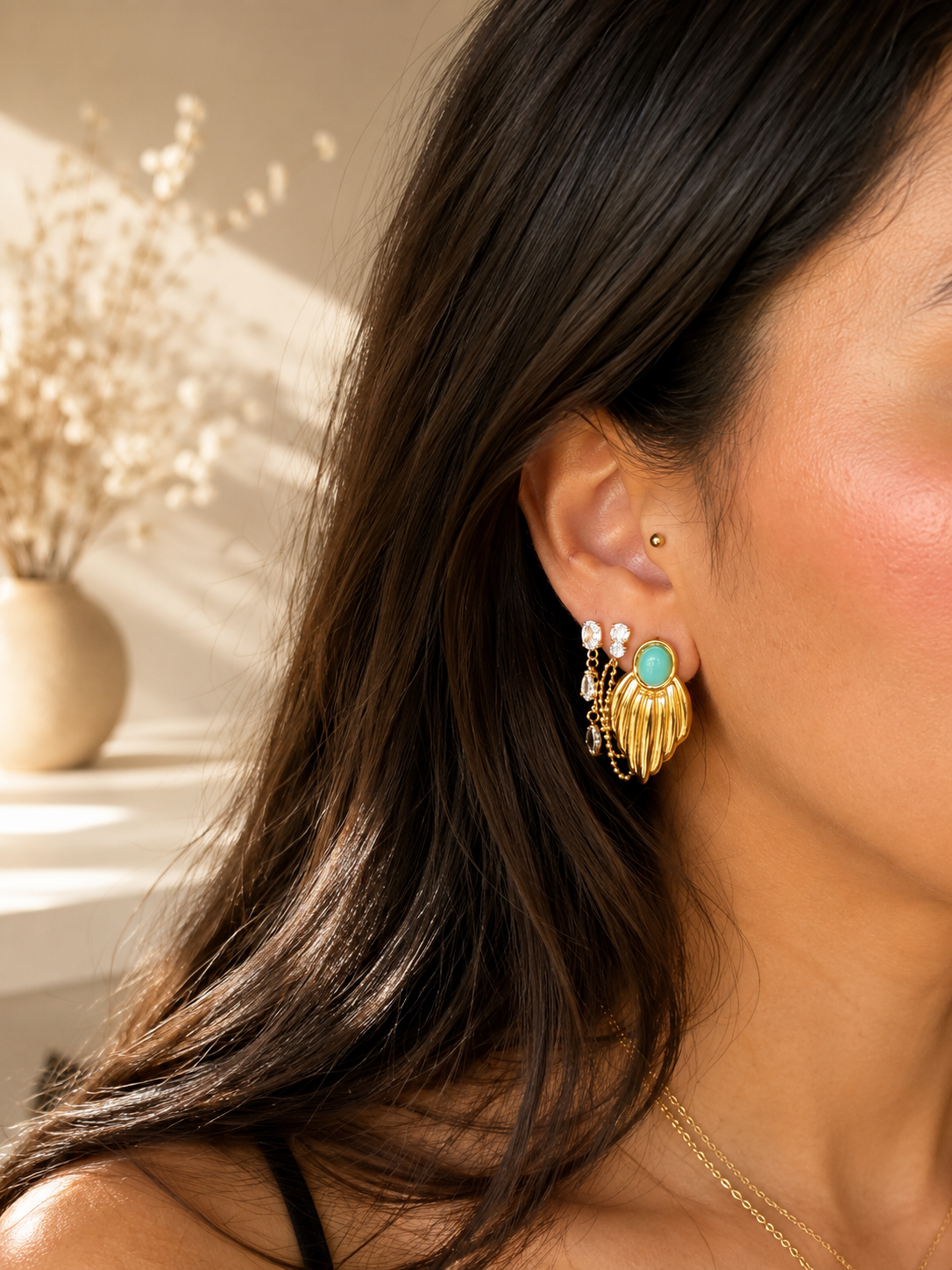Santorini Shell Earrings