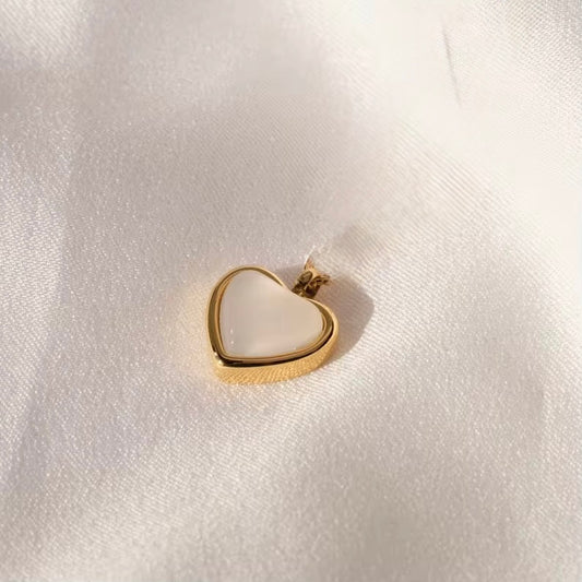 Chunky mini heart Charm