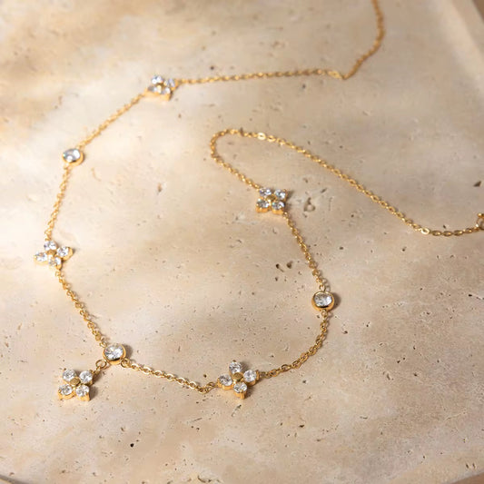 Clover Drop Necklace