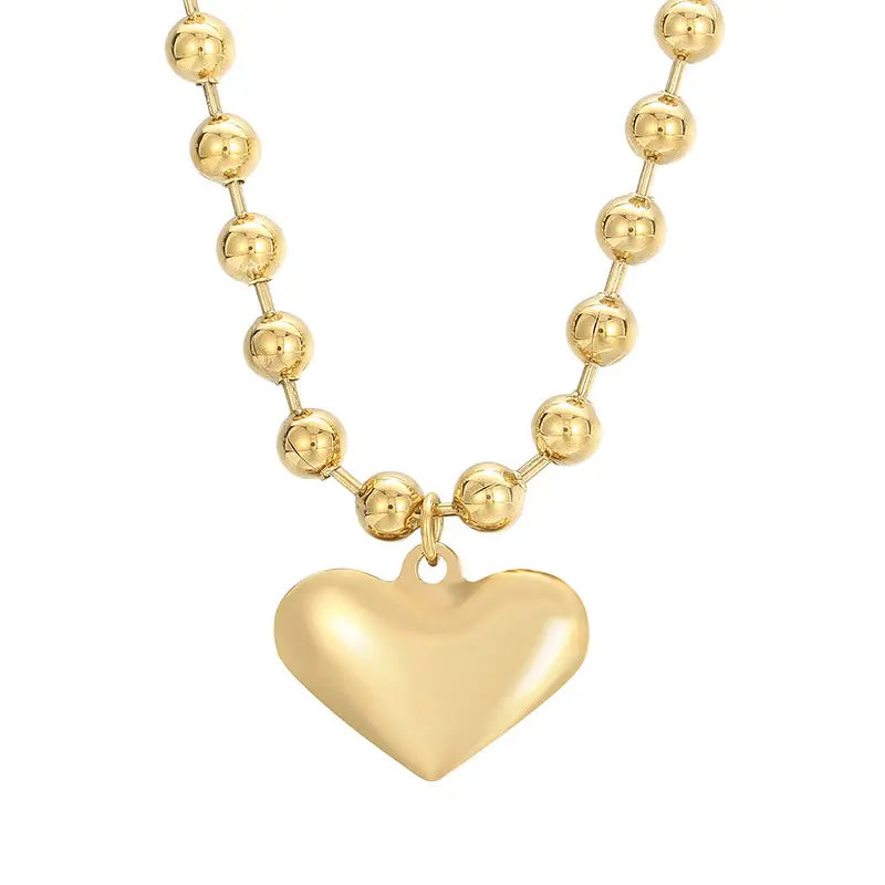 Beads Heart Necklace