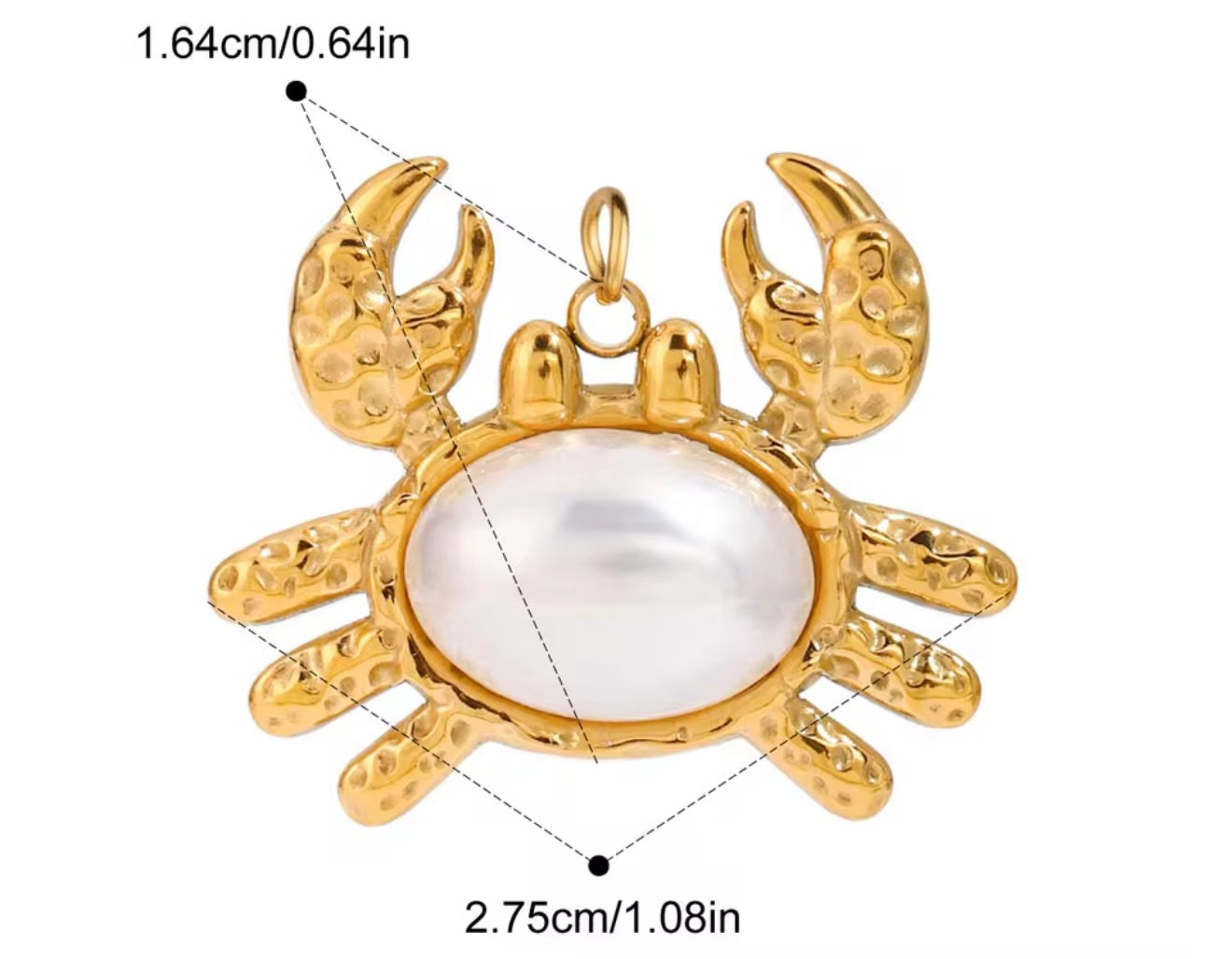 Crab Pearl Necklace