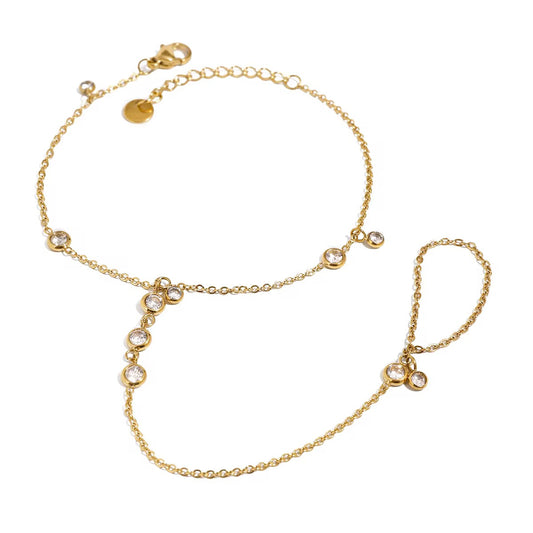 Golden Glow Hand Chain