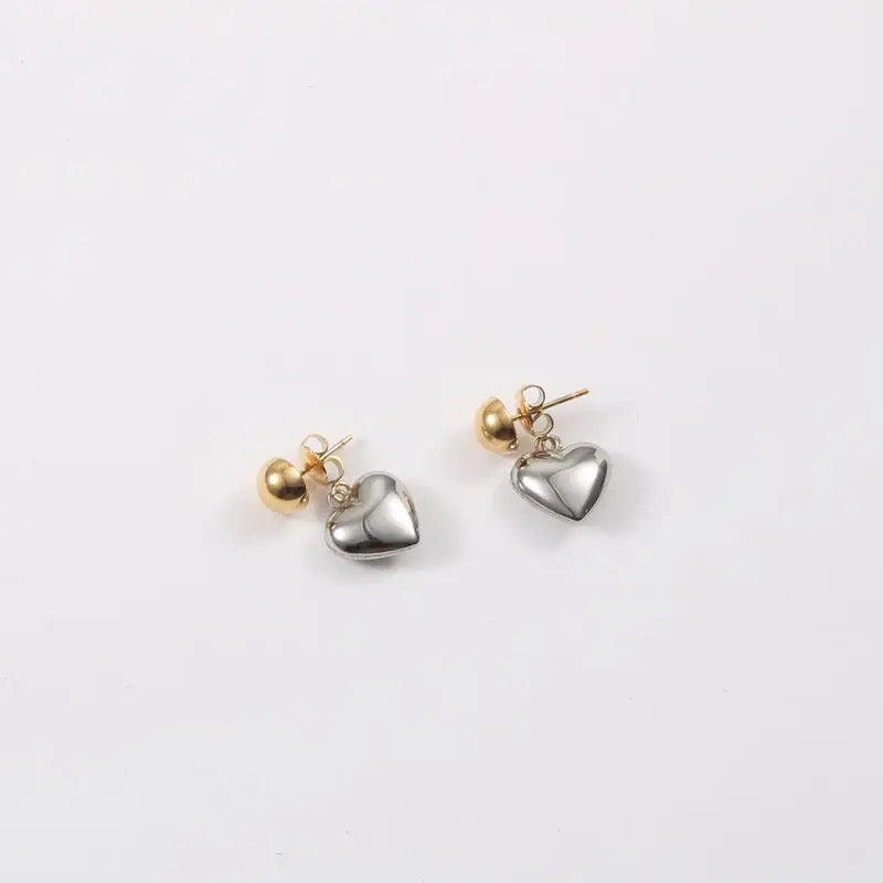 Mix Heart Stud