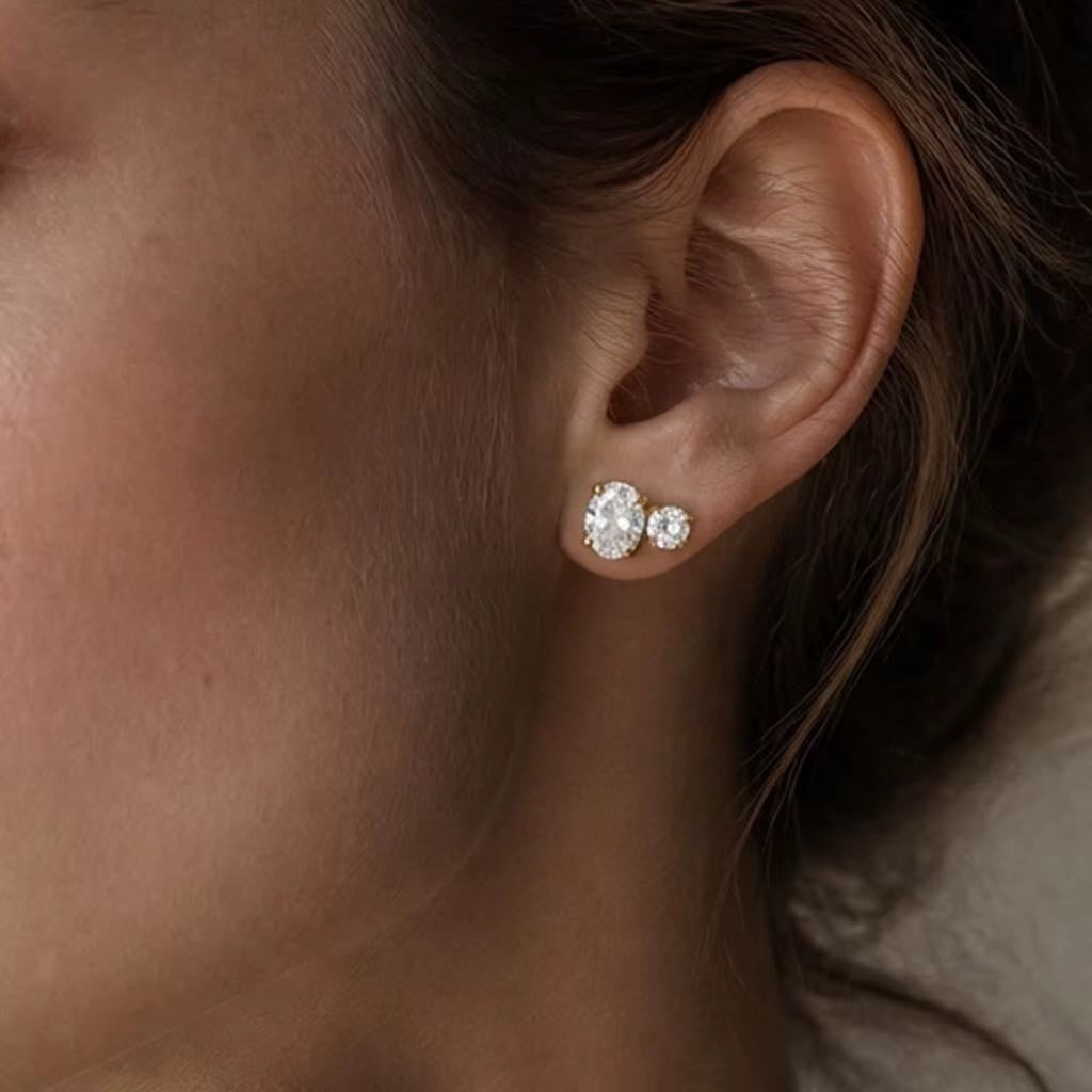 Cleo Crystal Studs