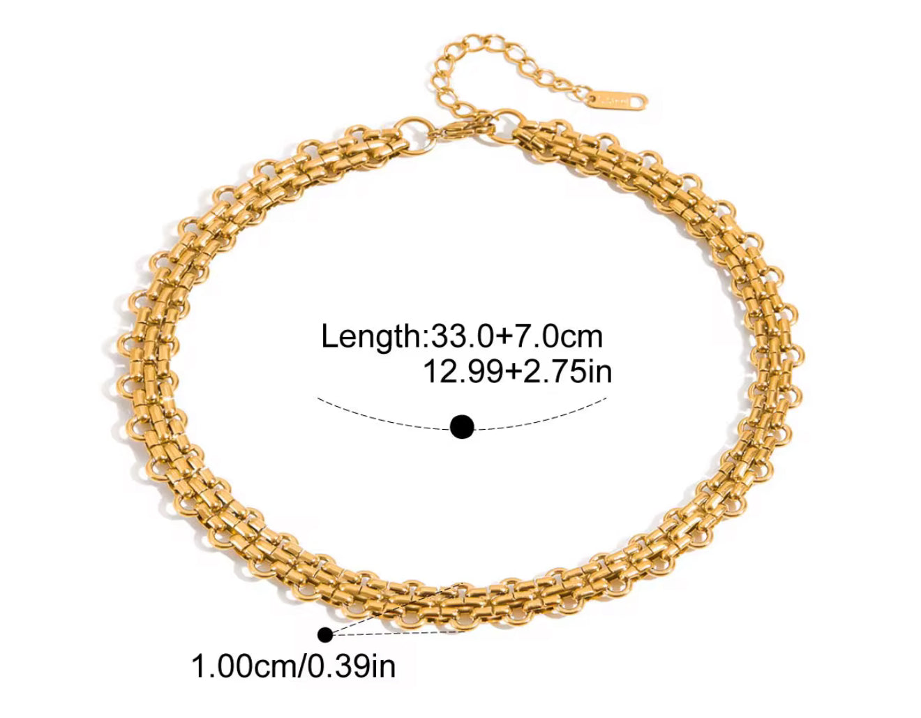 Golden Armor Necklace