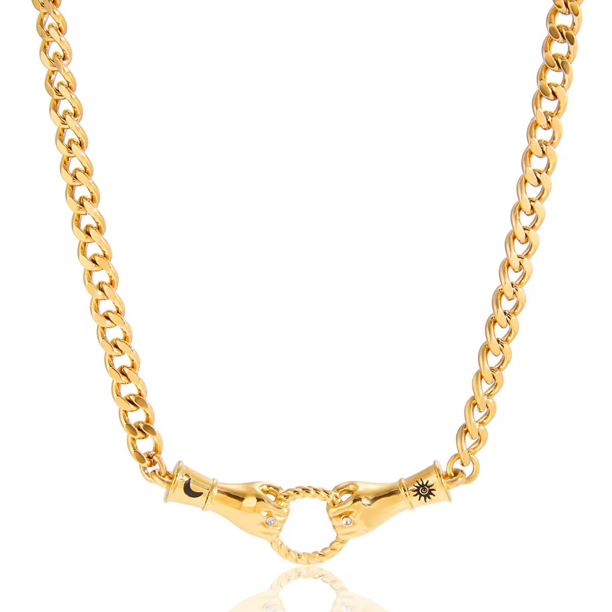 Hands Necklace