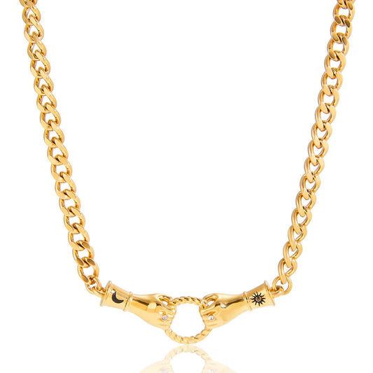 Hands Necklace