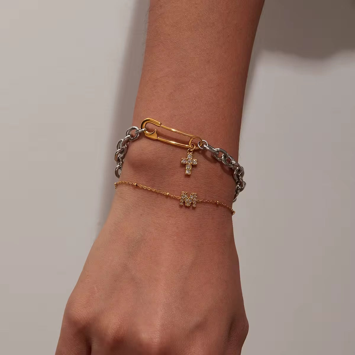 Cross Charm Bracelet